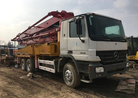 Υδραυλικό BENZ χρησιμοποίησε το φορτηγό συγκεκριμένων αντλιών 37 μέτρα με το σώμα φορτηγών Sany